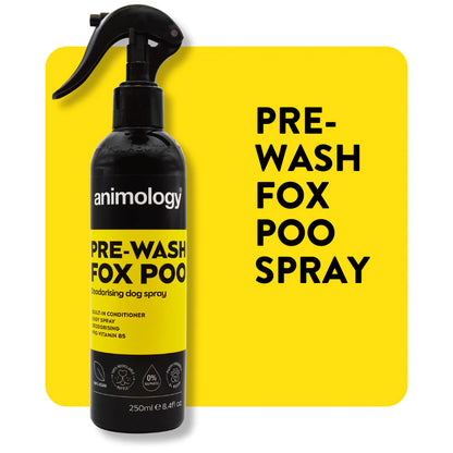 Animology Pre-Wash Fox Poo Deodorising Spray 250ml