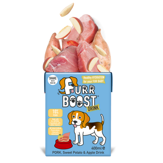 Furr Boost Dog Drink - Pork, Sweet Potato and Apple, Carton, 400ml