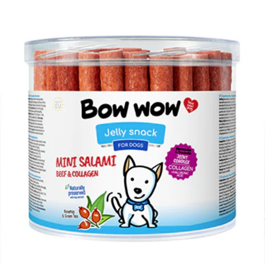 Mini Salami Beef & Collagen Dog Treats (60 Sticks)