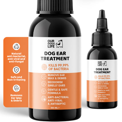 Dog Ear Infection Treatment Drops Bundle