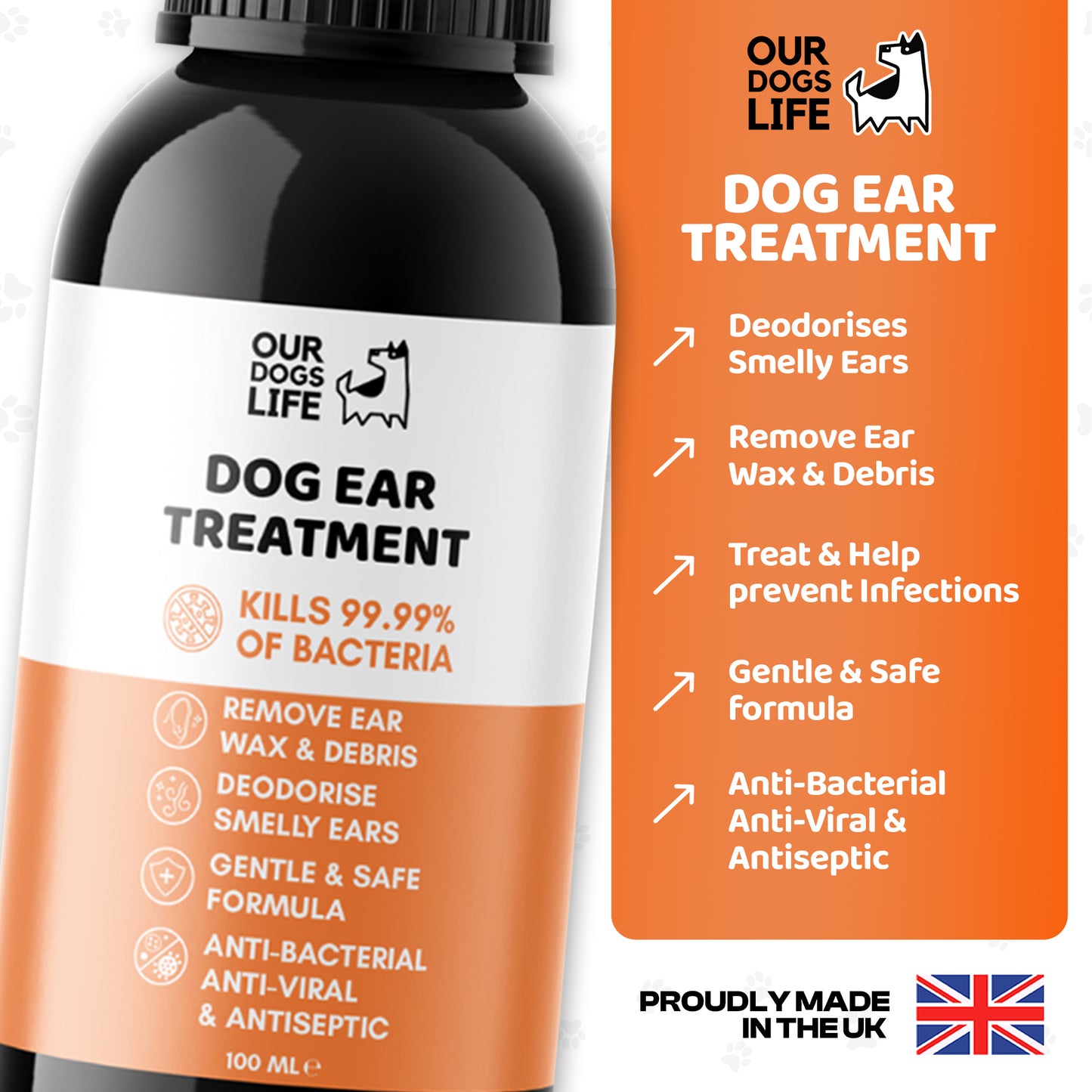 Dog Ear Infection Treatment Drops Bundle