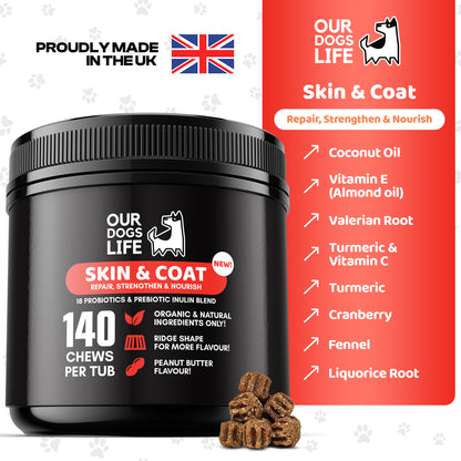 Dog Skin and Coat Supplement