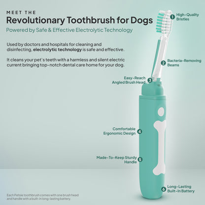 Petsie Revolutionary Dog Toothbrush