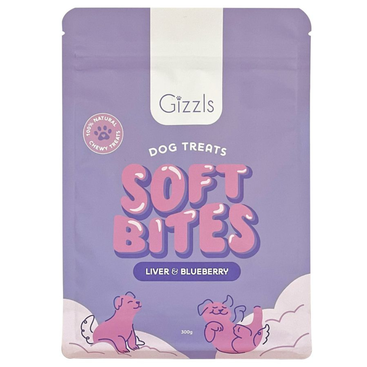 Gizzls Liver & Blueberry Soft Bites for Dogs