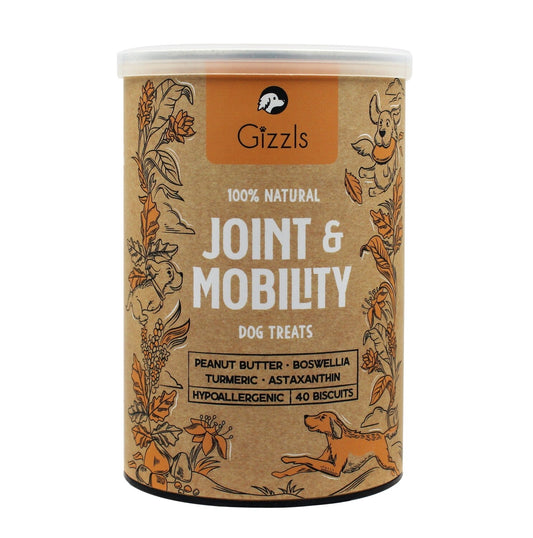 Gizzls Botanicals Joint & Mobility Dog Biscuits (40 treats)