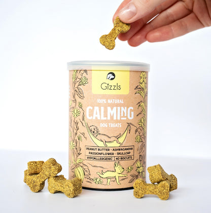 Gizzls Botanicals Calming Dog Biscuits (40 treats)