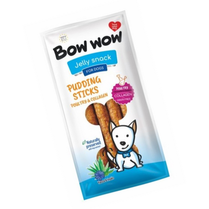 Pudding Sticks for Dogs - Poultry & Collagen Chicken Flavour (6 pack)
