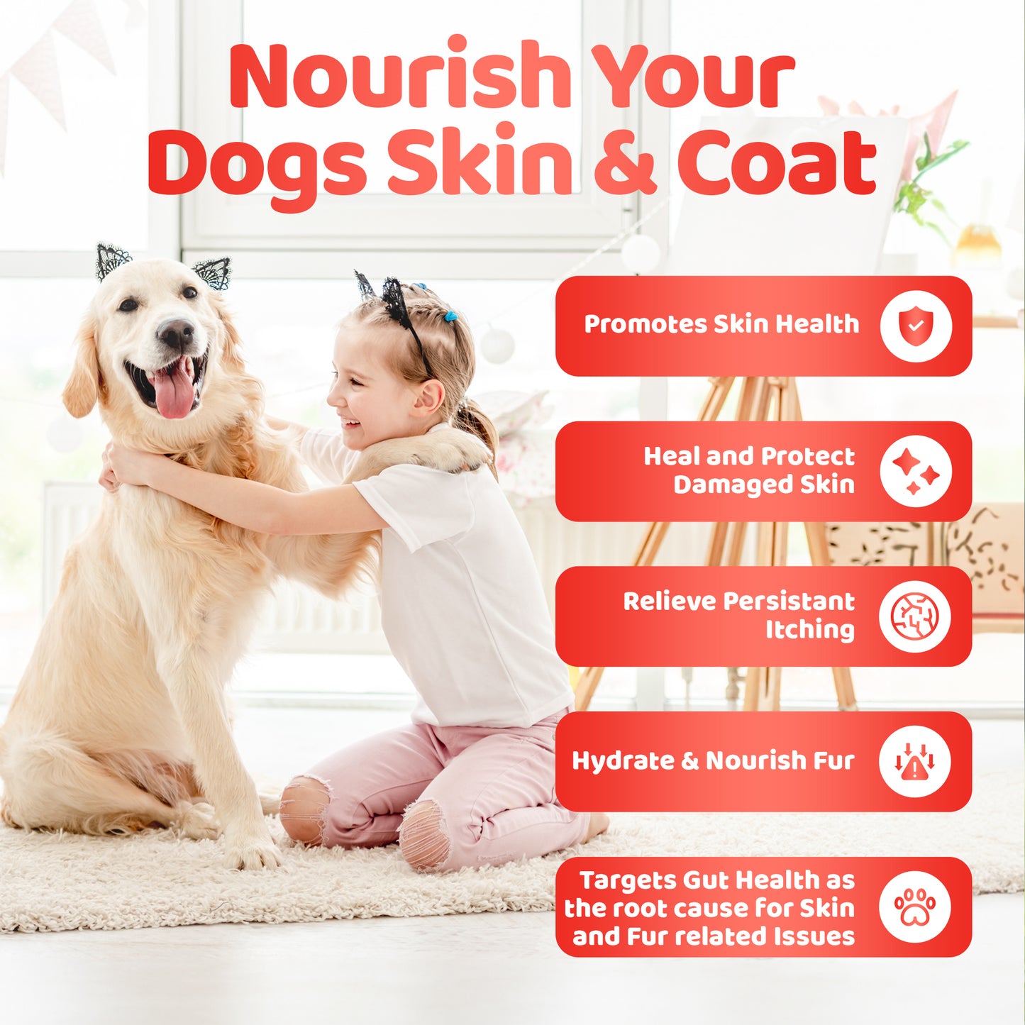 Dog Skin and Coat Supplement