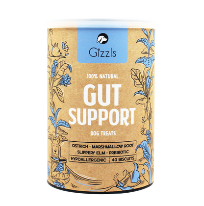 Gizzls Botanicals Gut Support Dog Biscuits (40 treats)