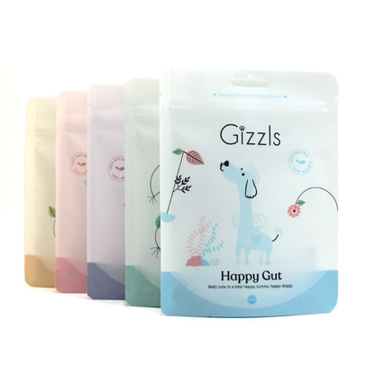 Gizzls Happy Gut Dog Treats - Peanut Butter & Shroom (100g)