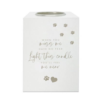 Pet Memorial Tea Light Holder