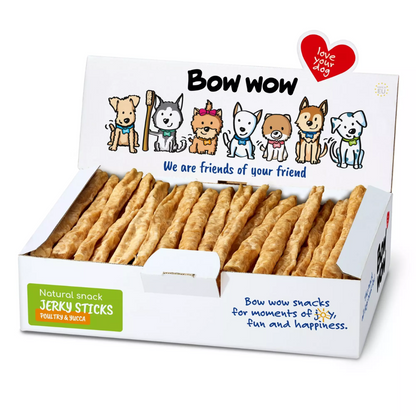 Natural Sticks Treats for Dogs Poultry & Yucca (50 Sticks)