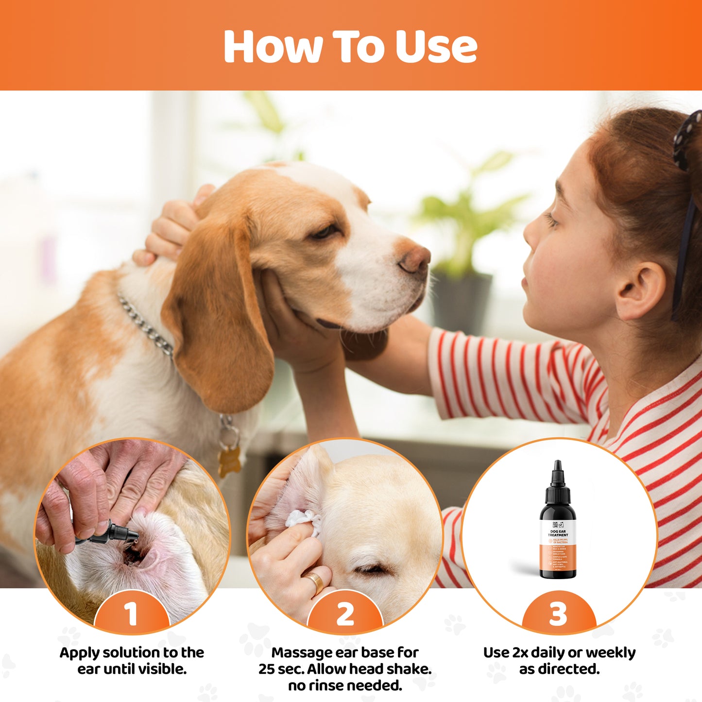 Dog Ear Infection Treatment Drops Bundle