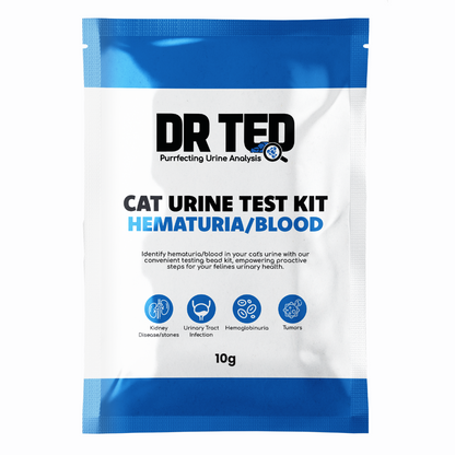 Dr Ted Cat Urine Test Kit Hematuria / Blood Detector