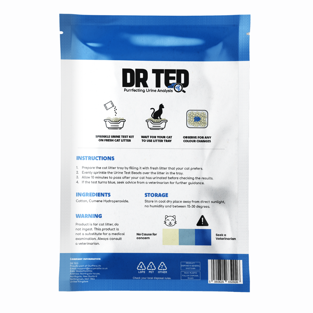 Dr Ted Cat Urine Test Kit Hematuria / Blood Detector