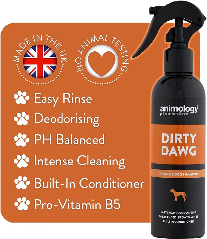 Animology Dirty Dawg No Rinse Shampoo 250ml