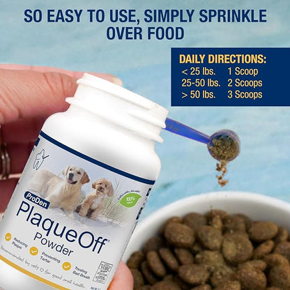 Proden PlaqueOff Powder for Dogs & Cats 60g
