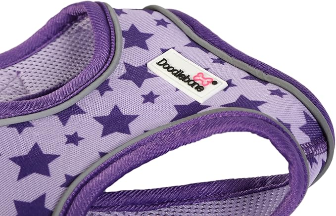 Doodlebone Snappy Harness - Violet Stars