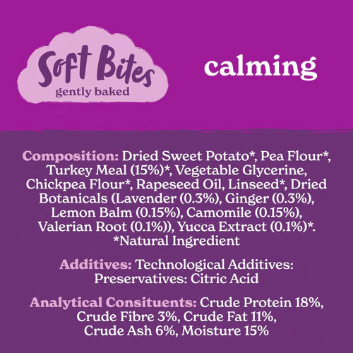 Calming Dog Treats - Camomile & Lavender Soft Bites