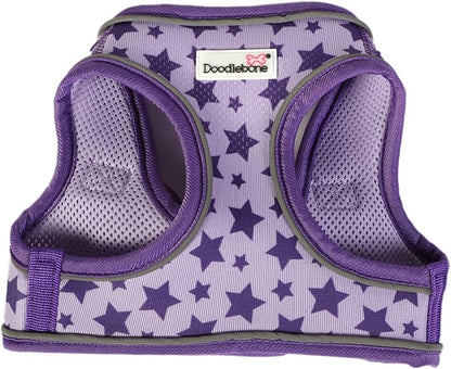 Doodlebone Snappy Harness - Violet Stars