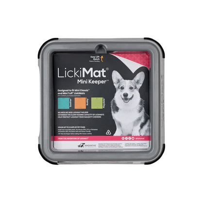 Lickimat Mini Keeper Grey