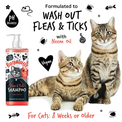Bugalugs Cat Flea and Tick Shampoo