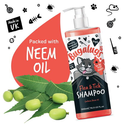 Bugalugs Cat Flea and Tick Shampoo