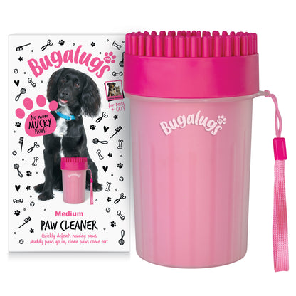 Bugalugs Paw Cleaner Cup for Dogs & Cats (Medium)