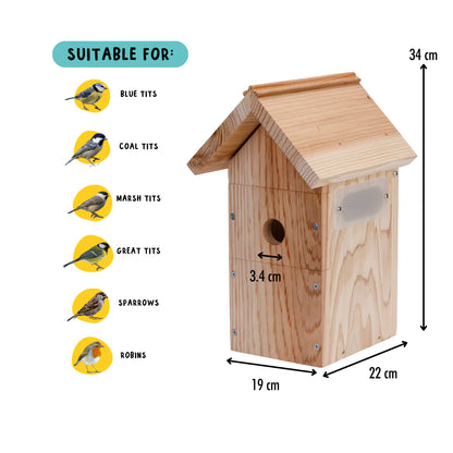 Nestera Solar Powered Wifi Camera + Birdbox