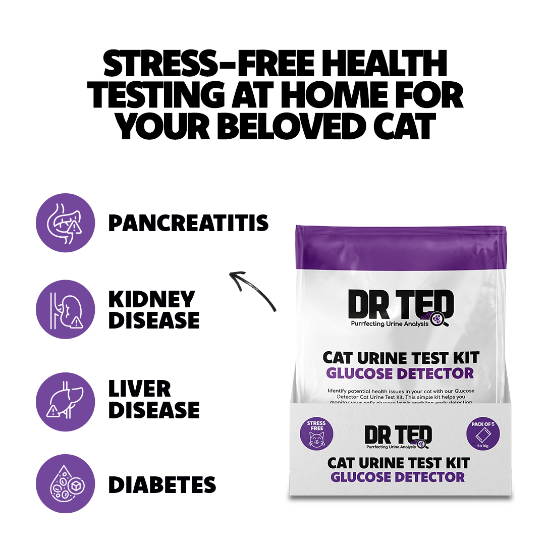 Dr Ted Cat Urine Test Kit Glucose Detector