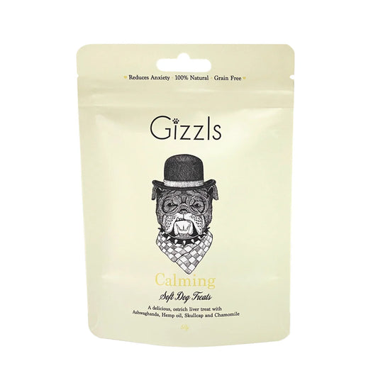 Gizzls Calming Hemp Soft Dog Treats (60g)