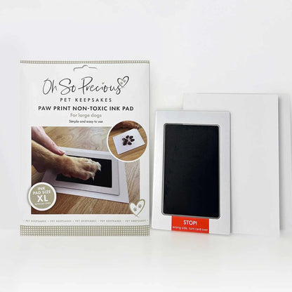 Pet Safe Non-toxic Paw Print Ink Pad Kit for Larger Paws