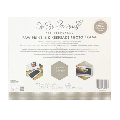 Paw Print Ink Keepsake Photo Frame Kit