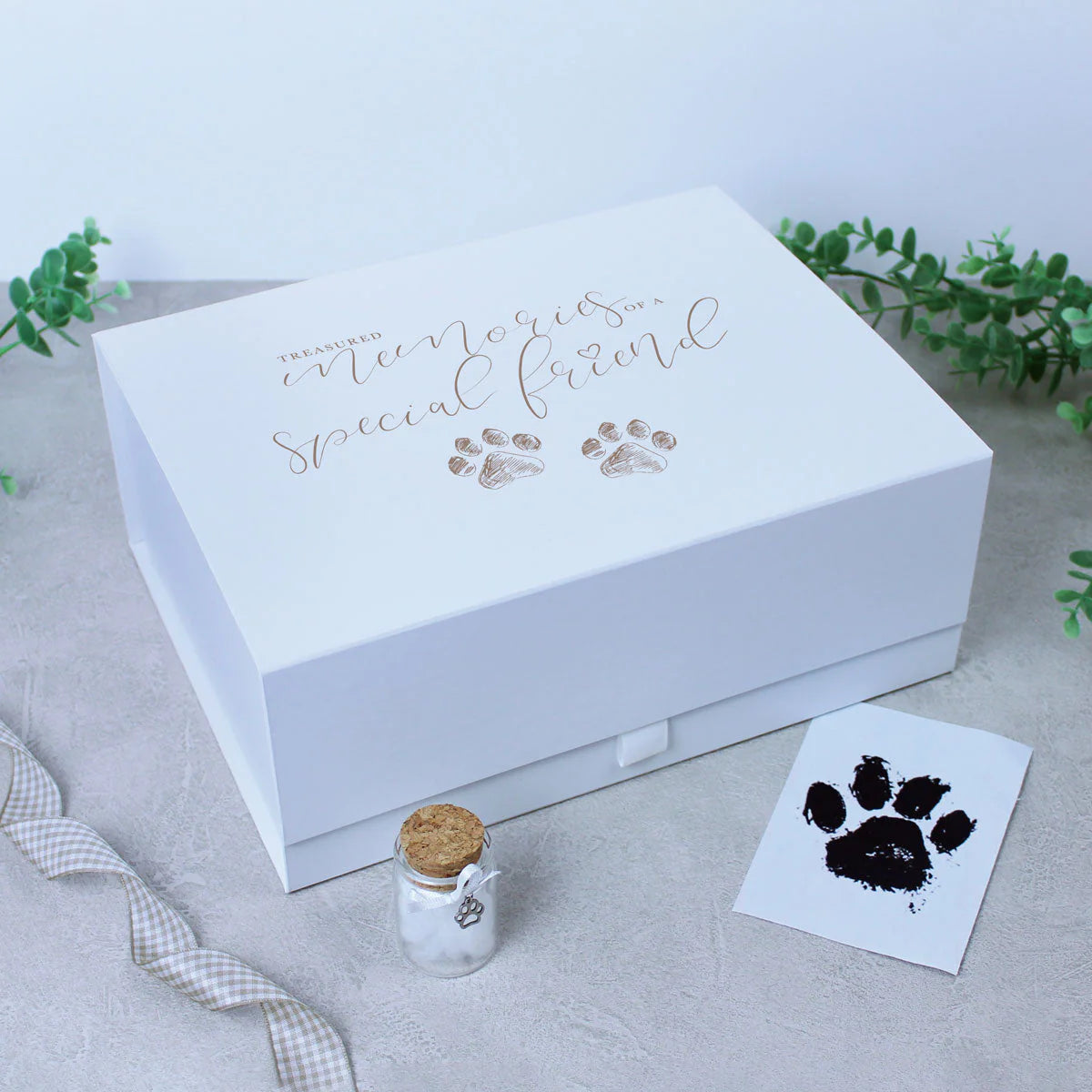 Treasured Memories Pet Memorial Keepsake Box