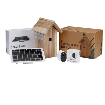 Nestera Solar Powered Wifi Camera + Birdbox