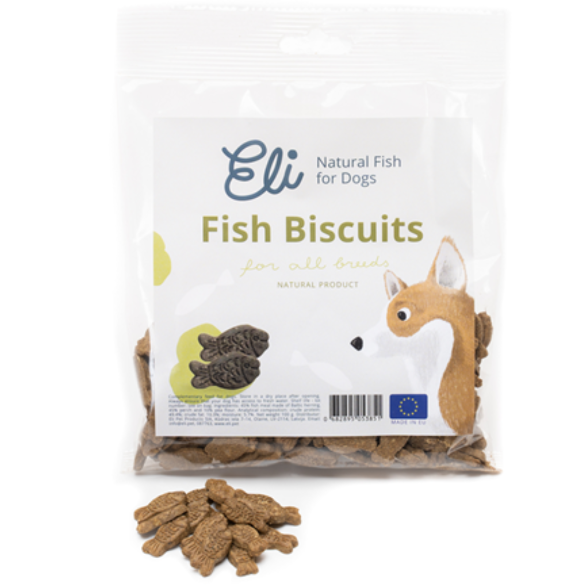 Eli Fish Biscuits For Dogs 80g
