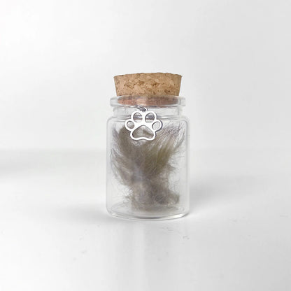 Pet Fur, Hair & Ashes Keepsake Bottle