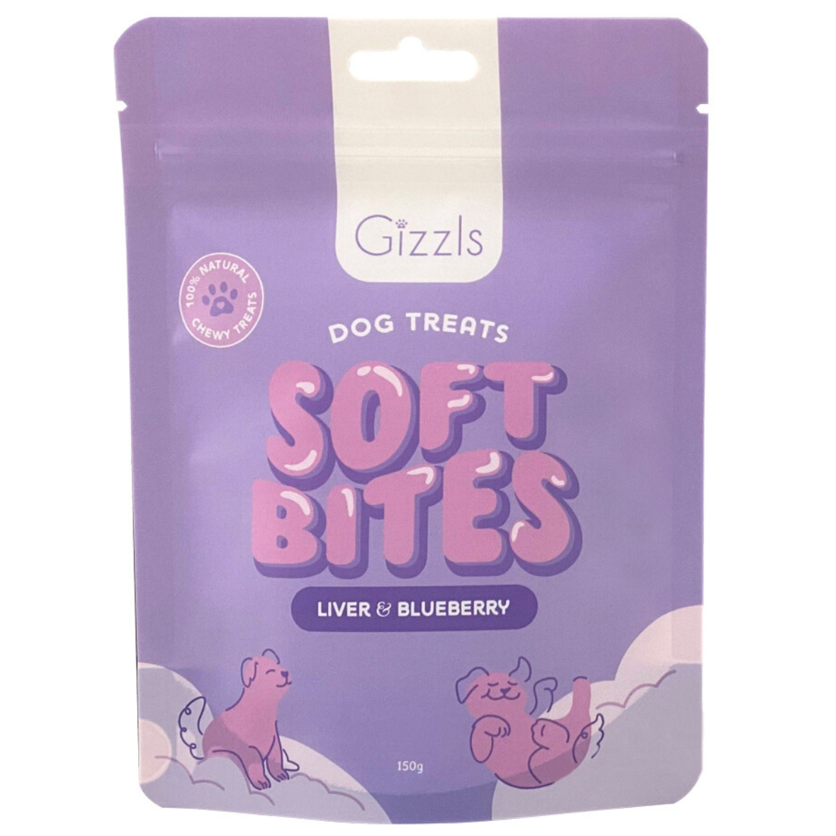 Gizzls Liver & Blueberry Soft Bites for Dogs