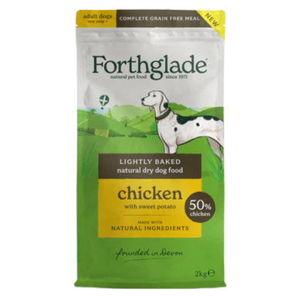 Chicken Lightly Baked Natural Dry Dog Food 2KG