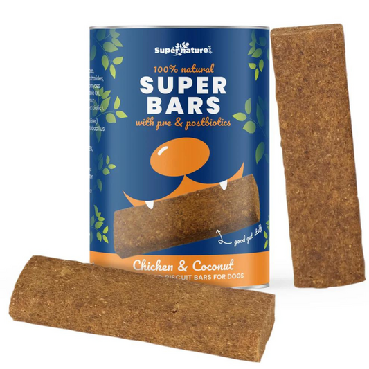 Super Bars - Chicken & Coconut Baked Treat Bars for Dogs